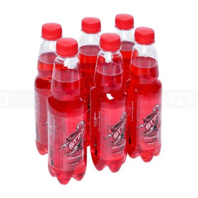 Wholesale Sting Energy Drink Strawberry Bottle 330ml x 24 Bottles