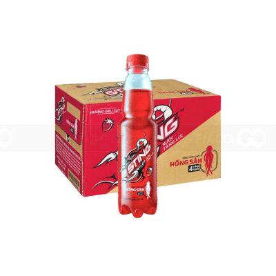 Wholesale Sting Energy Drink Strawberry Bottle 330ml x 24 Bottles