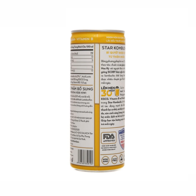Star Kombucha Mellow Mango 250ml x 12 Bottles