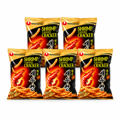 Nongshim Snack Shrimp Cracker Hot & Spicy 75g x 20 Bags