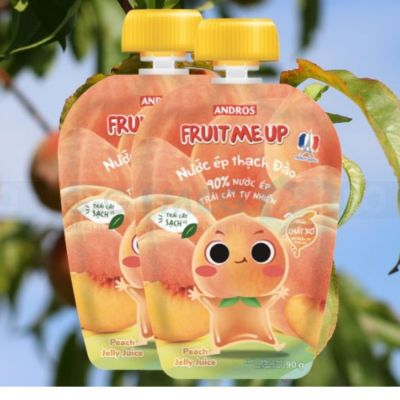 Fruit Me Up Peach Jelly Juice Bag 90g x 40 Bags