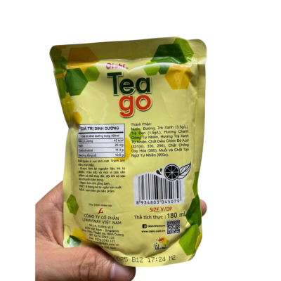 Oishi Tea Go Green Tea Flavour With Lemon 180ml x 50 Bags