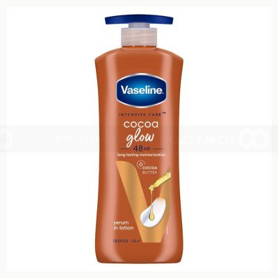 Wholesale Vaseline Cocoa Glow Lotion 400ml x 36 Bottles