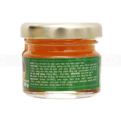 Wholesale Golden Farm Orange Jam 30G X 60 Jars