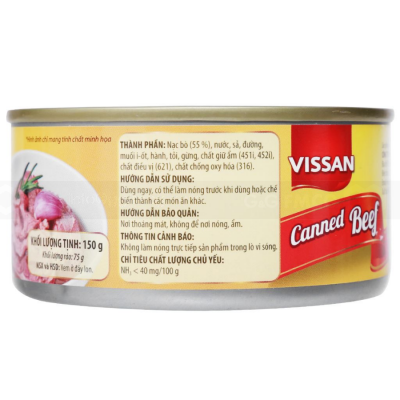 Wholesale Vissan Stewed Beef 150g x 72 Cans