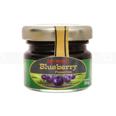 Wholesale Golden Farm Blueberry Jam 30G X 60 Jars