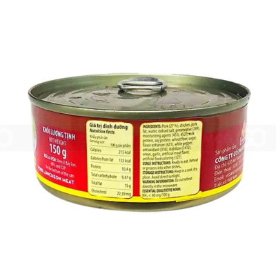 Wholesale Vissan 3 Bong Mai Pork Pate 150g x 72 Cans