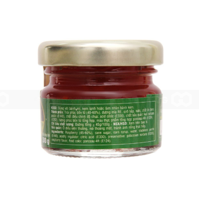 Wholesale Golden Farm Raspberry Jam 30G X 60 Jars