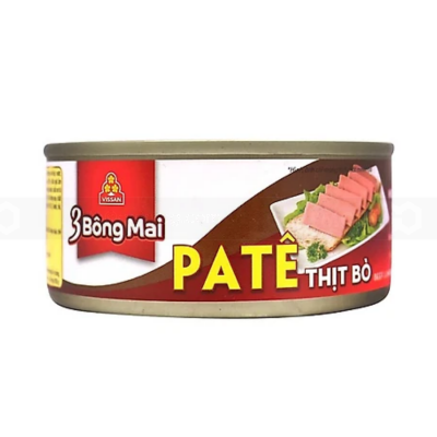 Wholesale Vissan 3 Bong Mai Beef Pate 150g x 72 Can