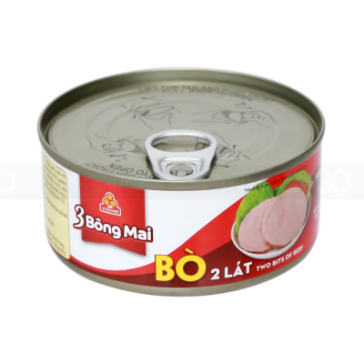 Wholesale Vissan 3 Bong Mai 2 Slices Beef 150g x 72 Cans