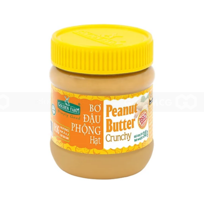 Wholesale Golden Farm Peanut Butter - Crunchy 340G X 24 Jars
