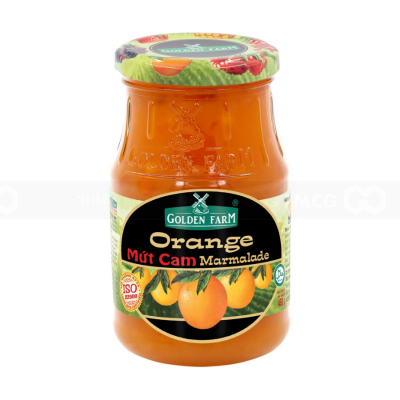 Wholesale Golden Farm Orange Jam 450G X 12 Jars