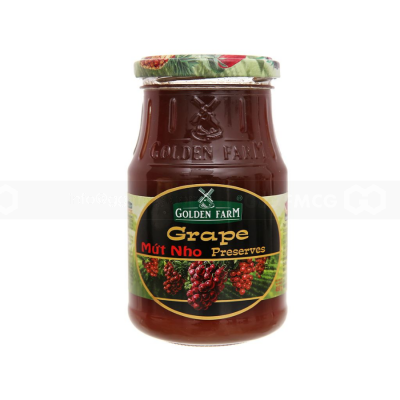 Wholesale Golden Farm Grape Jam 450G X 12 Jars