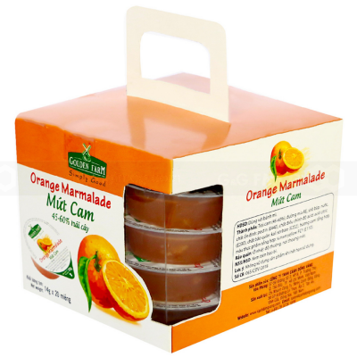 Wholesale Golden Farm Orange Jam 14G X 20 Sachets X 20 Blocks