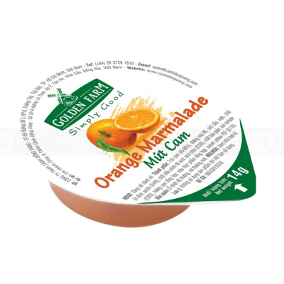 Wholesale Golden Farm Orange Jam 14G X 20 Sachets X 20 Blocks