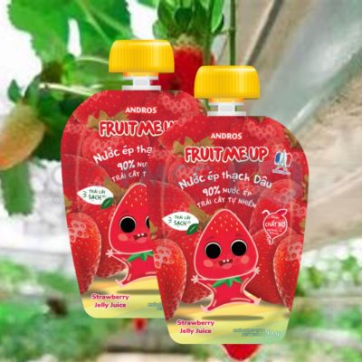 Fruit Me Up Strawberry Jelly Juice Bag 90g x 40 Bags