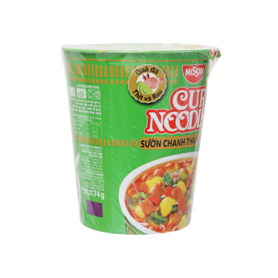Nissin Thai Pork and Lemon 74g x 24 Cups