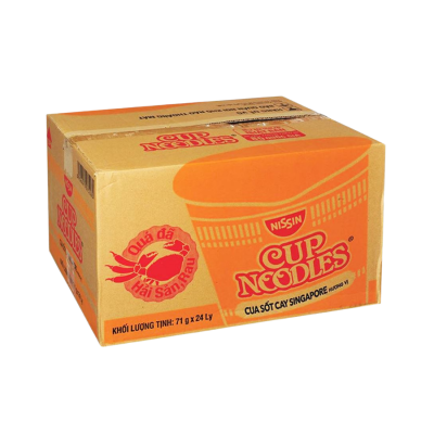 Nissin Singapore Crab 71g x 24 Cups