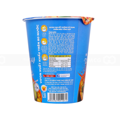 Wholesale Vifon Ngon Ngon Hot Sour Shrimp 60g x 24 Cups (Halal)