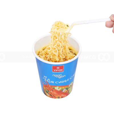 Wholesale Vifon Ngon Ngon Hot Sour Shrimp 60g x 24 Cups (Halal)
