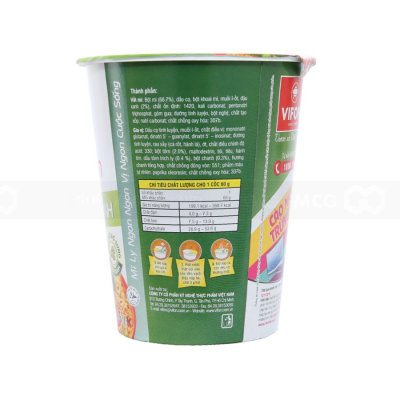 Wholesale Vifon Ngon Ngon Lemon Shrimp 60g x 24 Cups (Halal)