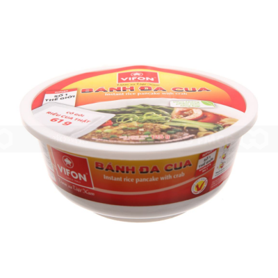 Wholesale Vifon Instant Crab Rice Pancake 125g x 12 Bowls (Halal)