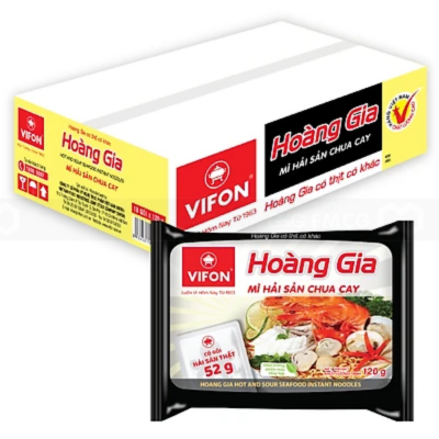 Wholesale Vifon Hoang Gia Seafood 120g x 18 Bags