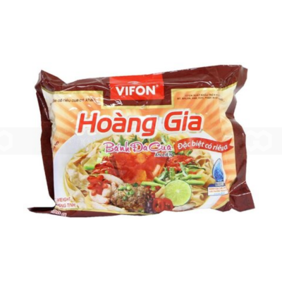 Wholesale Vifon Hoang Gia instant Crab Rice Pancake 120g x 18 Bags (Halal)