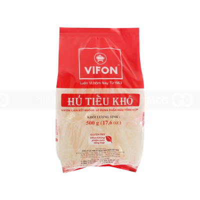 Wholesale Vifon Dried Rice Noodle 500g x 12 Bags (Local)