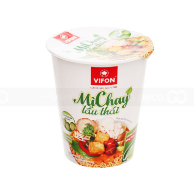 Wholesale Vifon Thai Hotpot Vegetarian Instant Noodle 67g x 24 Cups