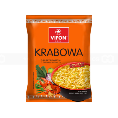 Wholesale Vifon Crab Flavour Instant Noodle Soup Hot 70g x 24 Bags