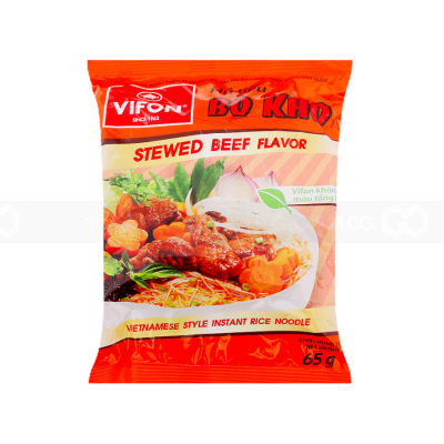 Wholesale Vifon Rice Noodle Stewed Beef Flavor 65g x 30 Bags