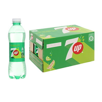 7UP Lemon and Lime 390ml x 24 Bottles