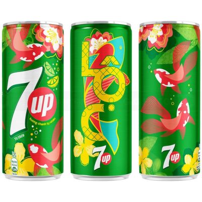 7UP Lime Can 320ml x 24 Cans