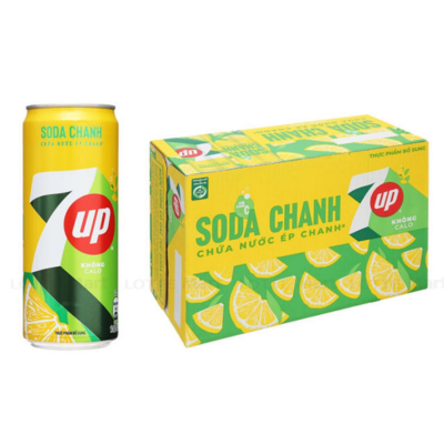 7UP Soda No Calories 320ml x 24 Cans