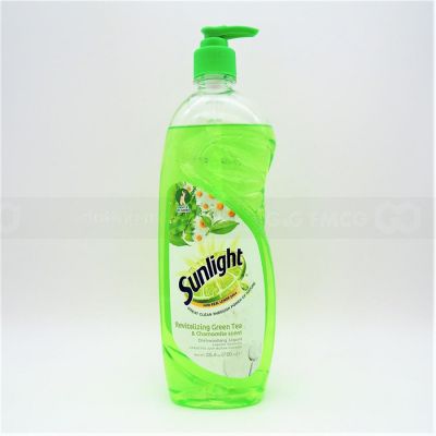 Wholesale Sunlight Dishwashing Green Tea pump 750ml