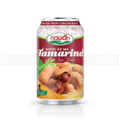 Wholesale Nawon Tamarind 30% Fruit Juice Drink 330ml x 24 cans