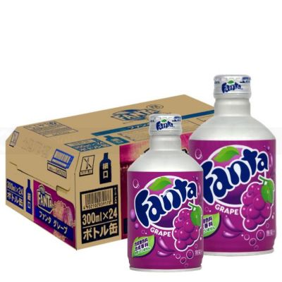 Wholesale Coca Cola FANTA Grape 300ml x 24 bottles