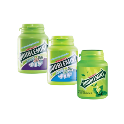 Wrigley's Doublemint Gum Grape 58.4g x 6 Jar x 30 Boxes
