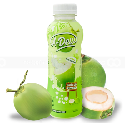 A-Dew Coconut Water With Jelly Coconut 450ml x 24 Bottles