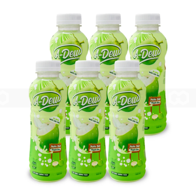 A-Dew Coconut Water With Jelly Coconut 450ml x 24 Bottles