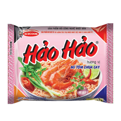 Ace Hao Hao Hot Sour Shrimp 75g x 30 Bags (Halal)