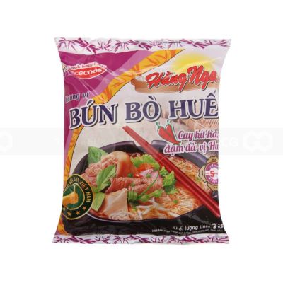 Wholesale Acecook Hang Nga Hue-style Beef Vermicelli Soup 75g x 30 Bags (Halal)