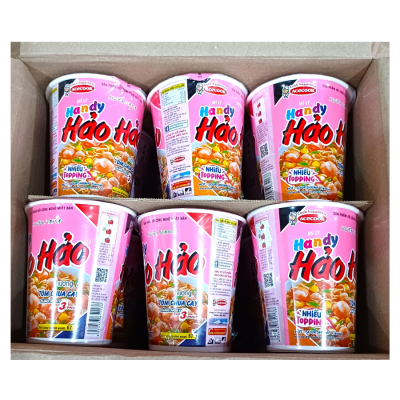 Acecook Hao Hao Handy Stewed Pumpkin Instant Noodle 67g x 24 Cups