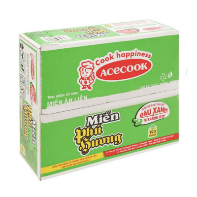 Acecook Phu Huong Instant Vermicelli Pork Ribs 55g x 24 Bags