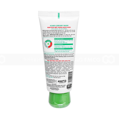 Acnes Medicated Acnes Creamy Wash 50g