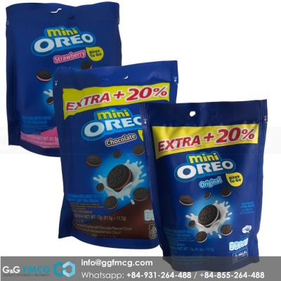 Oreo Mini Chocolate Cookies 61.3g x 24 pouches/carton