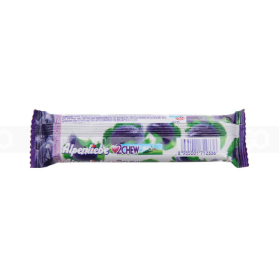 Alpenliebe 2 Chew Grapes 24.5g x 16 Sticks x 24 Pouches