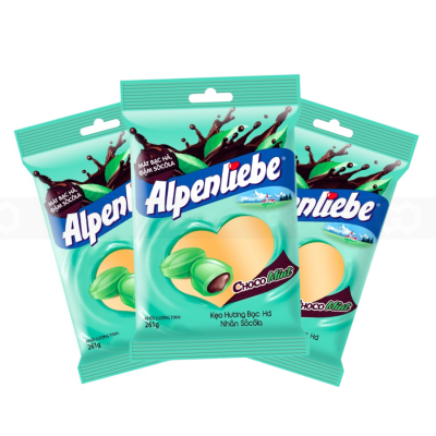 Alpenliebe Choco Mint 255.2g x 24 Bags
