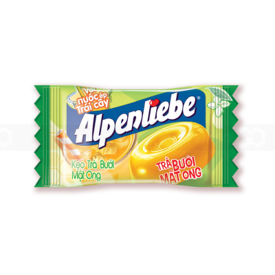 Alpenliebe Grapefruit Honey Tea And Milk Tea 32g x 16 Rolls x 24 Pouches